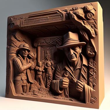 3D модель Игра Сент-Индиана Джонс и гробница императоров (STL)